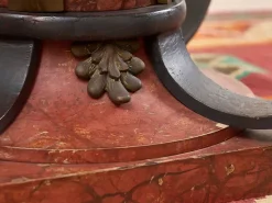 Tavolo in vetro rotondo Irene Artigianale in offerta outlet