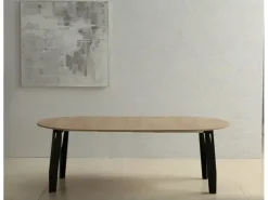 Tavolo Jet Zamagna in laminato Rotondo allungabile scontato 30%