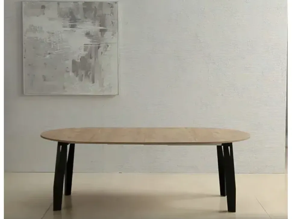 Tavolo Jet Zamagna in laminato Rotondo allungabile scontato 30%