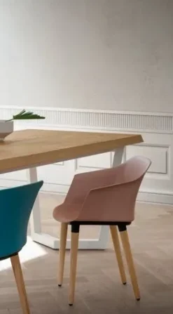 TAVOLO Md work Rovere  naturale scortecciato  SCONTATO a PREZZI OUTLET