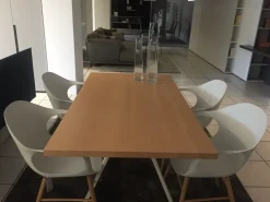 Tavolo Neat Kristalia in legno Fisso