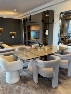 Tavolo Onda Di lazzaro in ceramica Allungabile scontato 41%