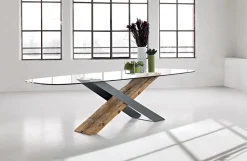 Tavolo ovale X di Nature design a prezzo riservato