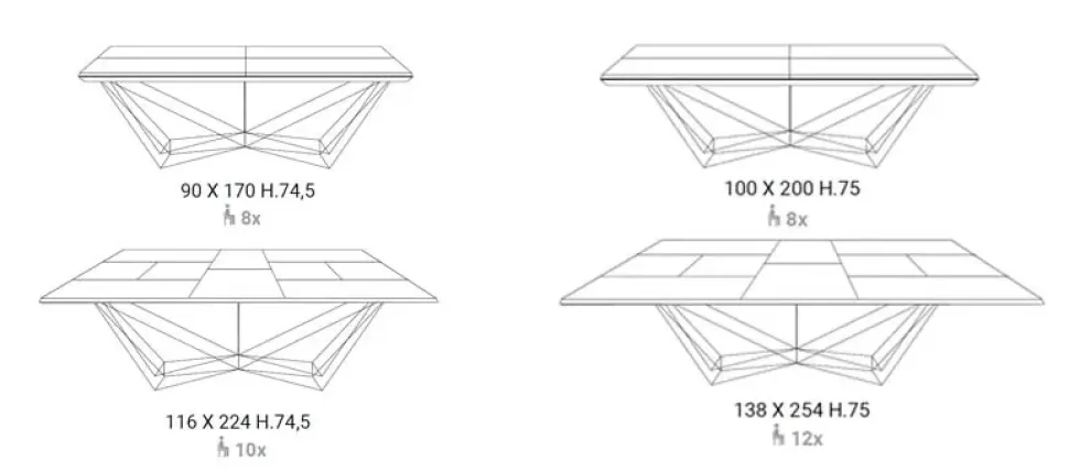 TAVOLO Ozzio Fil8 SCONTATO a PREZZI OUTLET affrettati