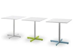 Tavolo quadrato con basamento centrale Bistrot Point house scontato