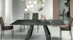 Tavolo rettangolare a cavalletto Tratto cd Md work scontato