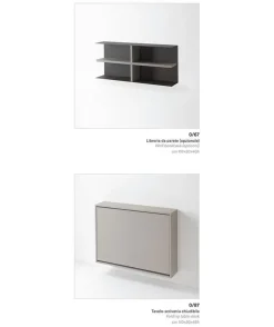 Tavolo rettangolare a penisola Bureau  Pezzani scontato