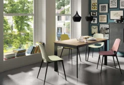 Tavolo rettangolare a quattro gambe Zen Point house scontato