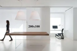 Tavolo rettangolare Air wildwood 200x100  Lago scontato del 37%