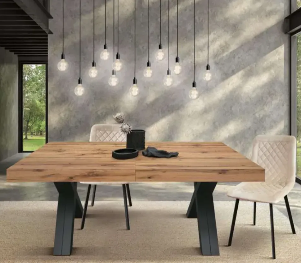 Tavolo rettangolare allungabile Tavolo gold allunfabile Md work