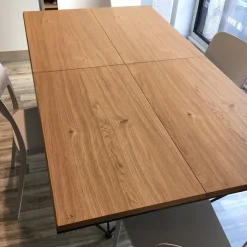 Tavolo rettangolare allungabile e allargabile Fil8 in Rovere