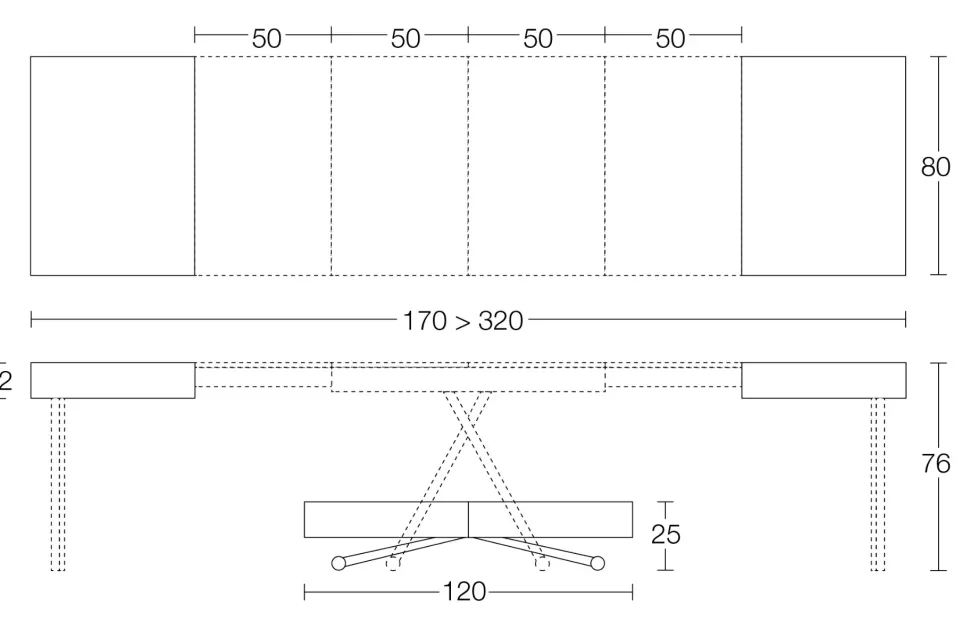 Tavolo rettangolare allungabile Assist di Altacom a prezzo riservato