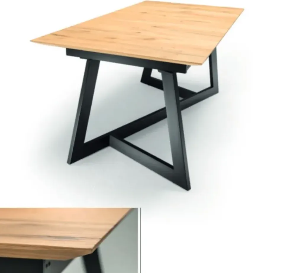 Tavolo rettangolare allungabile Artiglio * Domus arte