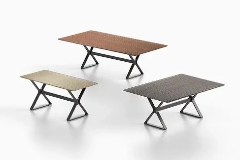 Tavolo rettangolare Hype tavolo allungabile fiam di Fiam a prezzo riservato