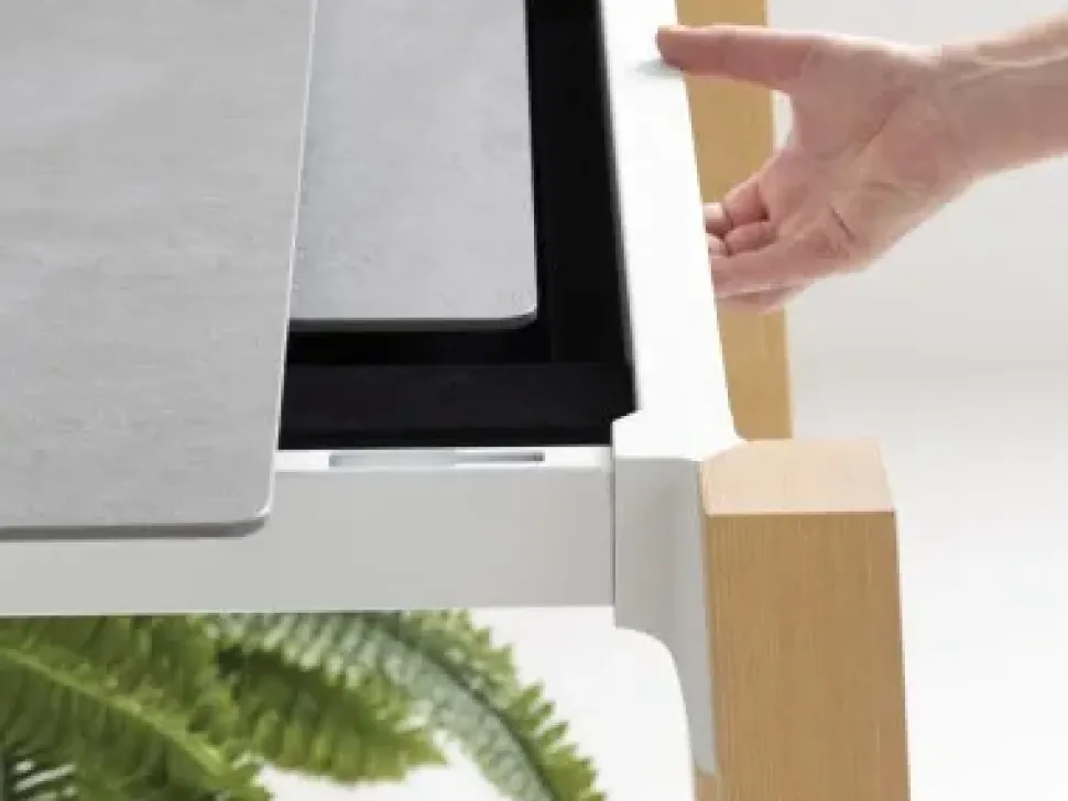 Tavolo rettangolare in laminato Quadro 120 Point house in Offerta Outlet