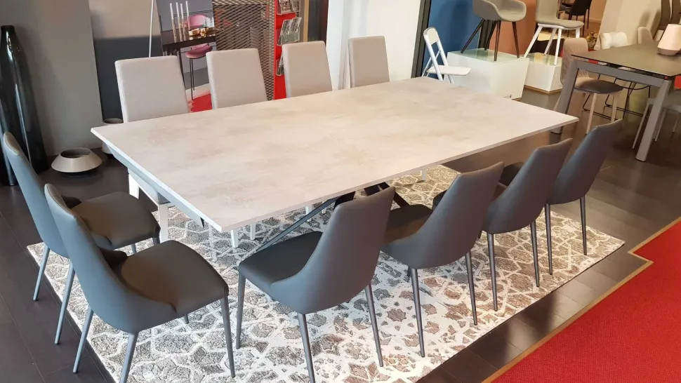 Tavolo rettangolare in laminato Lungo largo et79 di Ozzio in Offerta Outlet