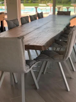 Tavolo rettangolare in legno Tavolobello wood Artigianale in Offerta Outlet