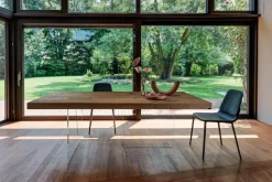 Tavolo rettangolare in legno Air 220x100 fisso wildwood di Lago in Offerta Outlet