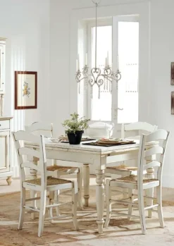 Tavolo rettangolare in legno F300 di Falegnameria italiana in Offerta Outlet