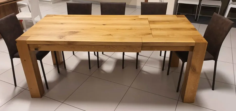 Tavolo rettangolare in legno Vivido 2 Conarte in Offerta Outlet