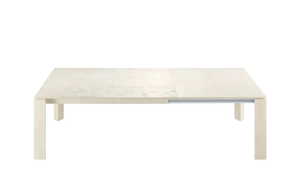 Tavolo rettangolare in legno Tavolo legno allungabile corner di Mobilia web in Offerta Outlet