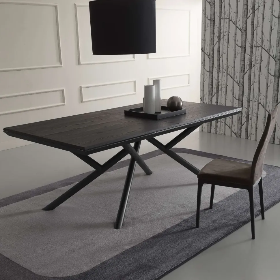 Tavolo rettangolare in legno Random di Ozzio in Offerta Outlet