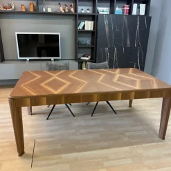 Tavolo rettangolare in legno Tavolo 900 decò di Artigianale in Offerta Outlet