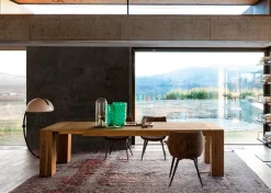 Tavolo rettangolare in legno Brooklyn Devina nais in Offerta Outlet