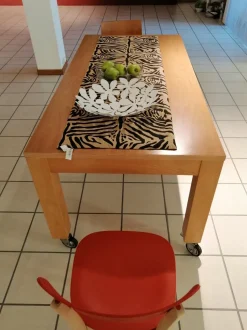 Tavolo rettangolare in legno Table Artigianale in Offerta Outlet