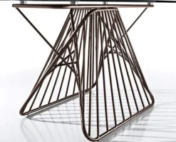 Tavolo rettangolare in metallo Filo di Maxhome in Offerta Outlet