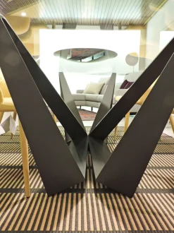 Tavolo rettangolare in vetro Skorpio Cattelan in Offerta Outlet