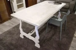 Tavolo rettangolare Marchetti  FG576 in legno massello Patina Maestrale