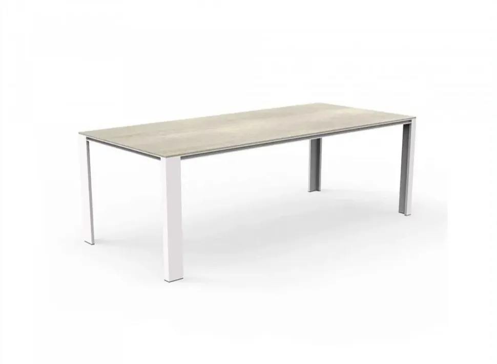 Tavolo rettangolare Tavolo in vetro ceramica eden talenti Talenti scontato del 58%