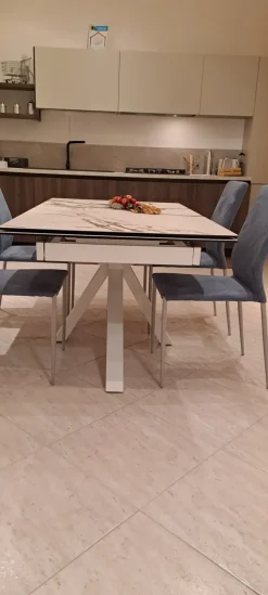 Tavolo rettangolare Tavolo ceramica Stones scontato del 35%