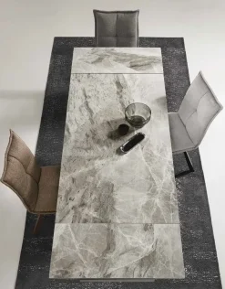 Tavolo rettangolare Tavolo 3 colori gres porcellanato Md work scontato del 40%