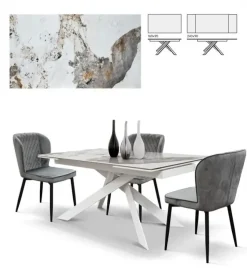 Tavolo rettangolare Tempor 1759 Collezione esclusiva scontato del 50%