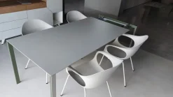 Tavolo rettangolare Thin-k Kristalia scontato del 37%