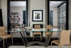 Tavolo Reverse glass Tonin casa in OFFERTA OUTLET