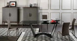 Tavolo Reverse  glass Tonin casa in OFFERTA OUTLET