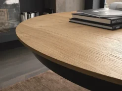 Tavolo rotondo allungabile Round artigianale  in Offerta