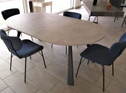 Tavolo rotondo allungabile Convivio Ozzio
