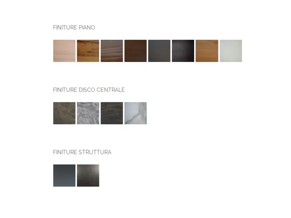 Tavolo rotondo Dna Ozzio in legno, prezzo scontato!