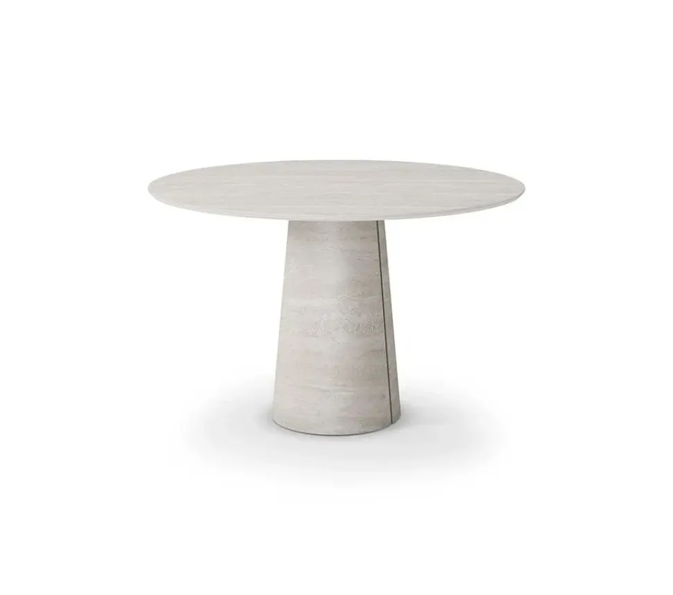 Tavolo rotondo in ceramica Cuba keramik bistrot di Cattelan italia in Offerta Outlet