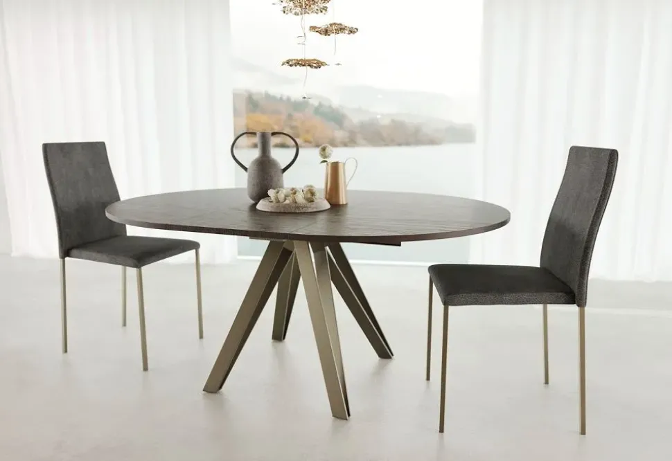 Tavolo rotondo in laminato Tavolo rotondo-all. mod.apple in promo-sconto del 40% di Zamagna in Offerta Outlet