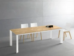 Tavolo Rovere e bianco Artigianale a prezzo ribassato