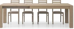 Tavolo rovere naturale doppia allunga