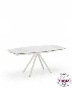Tavolo sagomato a quattro gambe Kyoto four Stones scontato