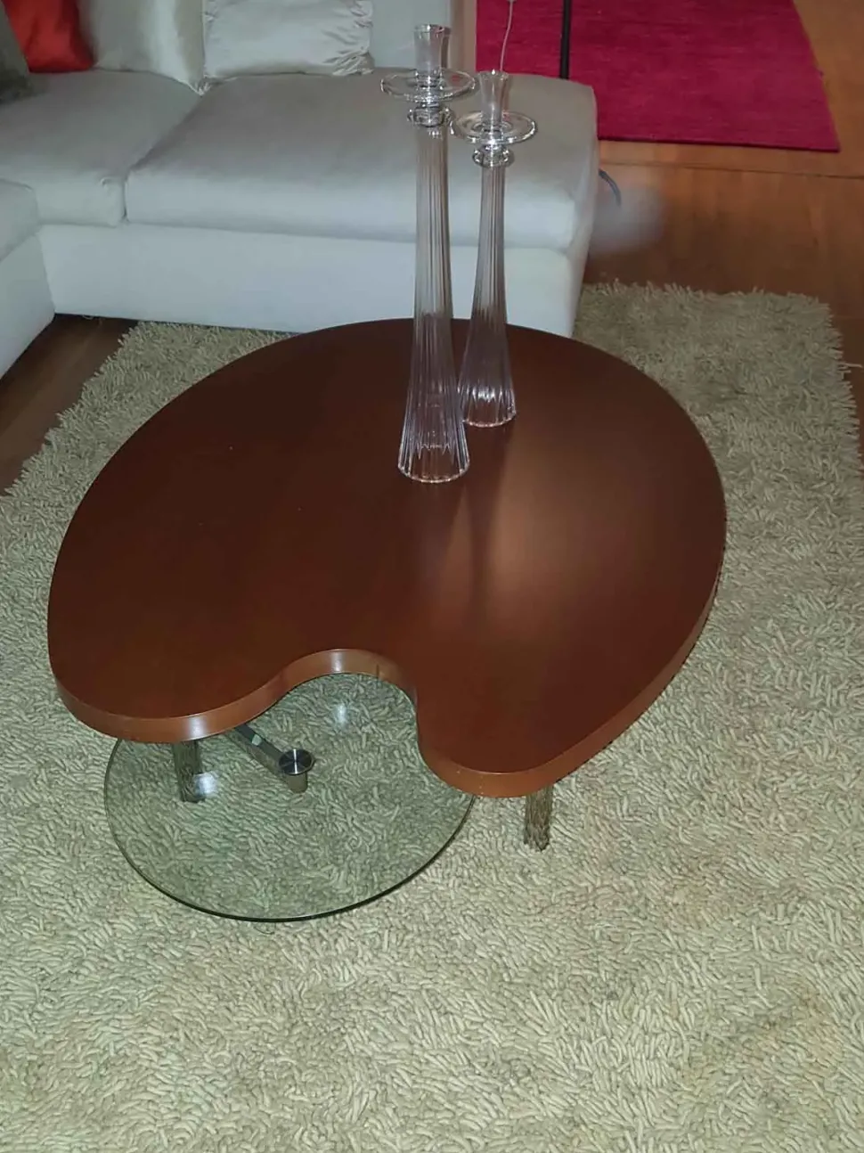 Tavolo sagomato a quattro gambe Lab Ciacci scontato