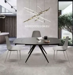 Tavolo sagomato Tempor 1920 Collezione esclusiva scontato del 50%