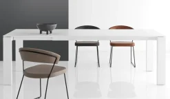 Tavolo Sigma wood Connubia in legno Rettangolare allungabile